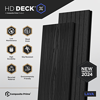 Composite Prime Hd Deck X Lava Deckboard 23X138X3600mm
