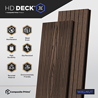 Composite Prime Hd Deck X Walnut Deckboard 23X138X3600mm
