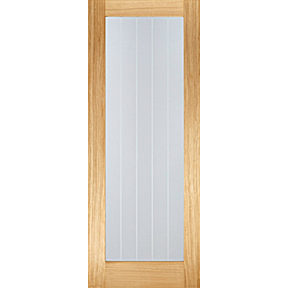 Lpd Oak Mexicano Prefinished Pattern 10 Glazed Door Fd30