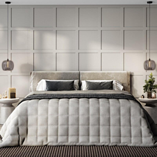 Cheshire Mouldings Shaker Wall Slats Trade Pack 63 x 9 x 2400mm  MR MDF (8 Slats)